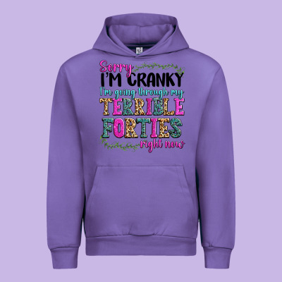 Urban Hoodie sorry im cranky im going through my terrible forti