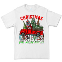White christmas tree farm truck Premium Tee - CowhideDigitalArt