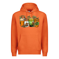 Carrot sloth coffee cups Premium Hoodie - Zillion Design Studio
