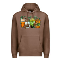 Chestnut sloth coffee cups Premium Hoodie - Zillion Design Studio