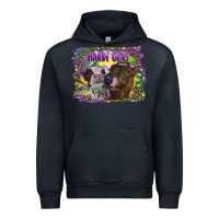 Navy Mardi Gras Heifers Urban Hoodie - RanaPortraitStore