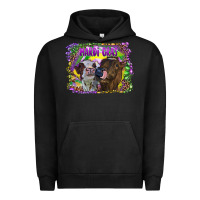 Pigment Black Mardi Gras Heifers Urban Hoodie - RanaPortraitStore