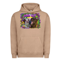 Pigment Burro Mardi Gras Heifers Urban Hoodie - RanaPortraitStore