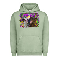 Mardi Gras Heifers Urban Hoodie | Teevron