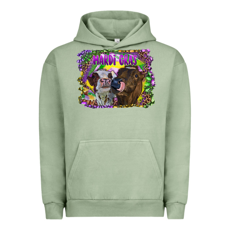 Mardi Gras Heifers Urban Hoodie by RanaPortraitStore | Teevron