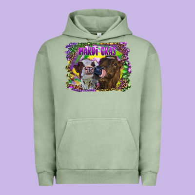 Urban Hoodie Mardi Gras Heifers