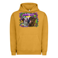 Pigment Peanut Butter Mardi Gras Heifers Urban Hoodie - RanaPortraitStore