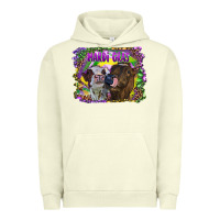 Pigment Pistachio Mardi Gras Heifers Urban Hoodie - RanaPortraitStore