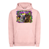 Pigment Salmon Mardi Gras Heifers Urban Hoodie - RanaPortraitStore