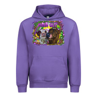 Tulip Mardi Gras Heifers Urban Hoodie - RanaPortraitStore