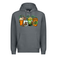 Rock sloth coffee cups Premium Hoodie - Zillion Design Studio