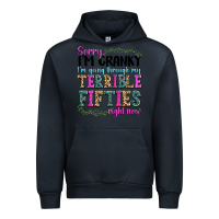 Navy sorry i’m cranky i’m going through my terrible Urban Hoodie - texasbilliewilder