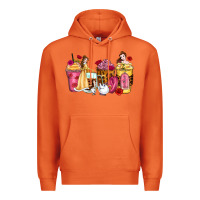 Carrot princess cartoon coffee cups Premium Hoodie - Zillion Design Studio
