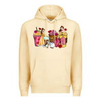 Pina Colada princess cartoon coffee cups Premium Hoodie - Zillion Design Studio