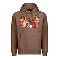 Chestnut princess cartoon coffee cups Premium Hoodie - Zillion Design Studio