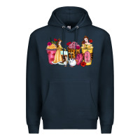 Navy princess cartoon coffee cups Premium Hoodie - Zillion Design Studio