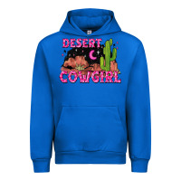 Cobalt desert cowgirl Urban Hoodie - Zillion Design Studio