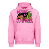 Fuchsia Pink desert cowgirl Urban Hoodie - Zillion Design Studio