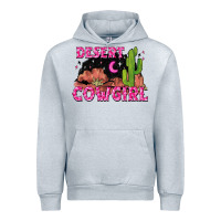 Heather Grey desert cowgirl Urban Hoodie - Zillion Design Studio