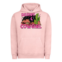Pigment Salmon desert cowgirl Urban Hoodie - Zillion Design Studio