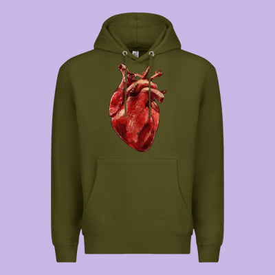 Anatomical Heart Premium Hoodie Designed By Ranaportraitstore