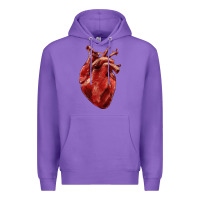 Purple Anatomical heart Premium Hoodie - RanaPortraitStore