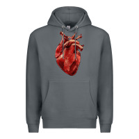 Rock Anatomical heart Premium Hoodie - RanaPortraitStore