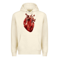 Sandshell Anatomical heart Premium Hoodie - RanaPortraitStore