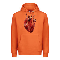 Carrot Anatomical heart Premium Hoodie - RanaPortraitStore