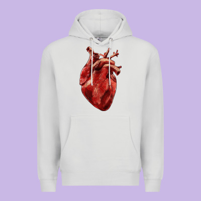 Anatomical Heart Premium Hoodie Designed By Ranaportraitstore