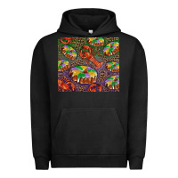 Pigment Black Mardi gras king cake and crawfish Urban Hoodie - RanaPortraitStore