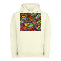 Pigment Pistachio Mardi gras king cake and crawfish Urban Hoodie - RanaPortraitStore