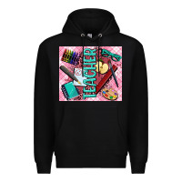 Black teacher Premium Hoodie - AdoDesignShop