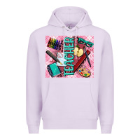 Lilac teacher Premium Hoodie - AdoDesignShop