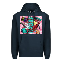 Navy teacher Premium Hoodie - AdoDesignShop