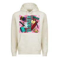 Oatmeal Heather teacher Premium Hoodie - AdoDesignShop