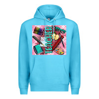 Ocean Blue teacher Premium Hoodie - AdoDesignShop