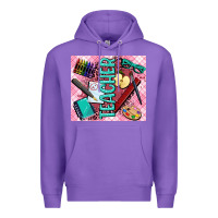 Purple teacher Premium Hoodie - AdoDesignShop