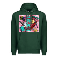 Sports Green teacher Premium Hoodie - AdoDesignShop