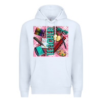 White teacher Premium Hoodie - AdoDesignShop