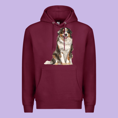 Australian Shepherd Premium Hoodie Designed By Ranaportraitstore