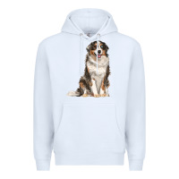 White Australian shepherd Premium Hoodie - RanaPortraitStore