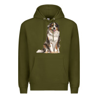 Army Green Australian shepherd Premium Hoodie - RanaPortraitStore