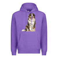 Purple Australian shepherd Premium Hoodie - RanaPortraitStore