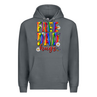 Rock free dad hugs Premium Hoodie - texasbilliewilder