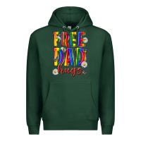 Sports Green free dad hugs Premium Hoodie - texasbilliewilder