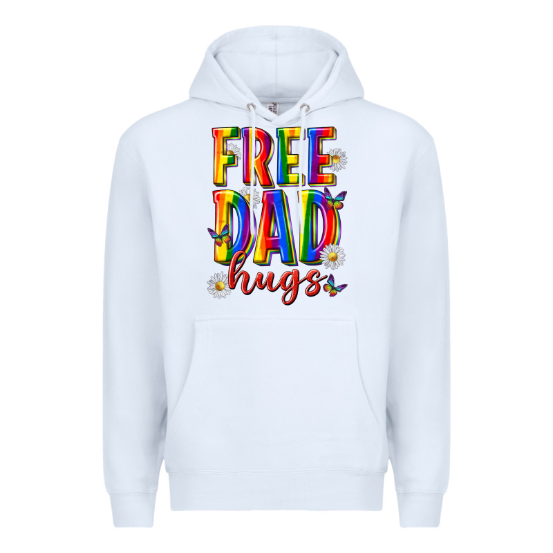 Free Dad Hugs Premium Hoodie by texasbilliewilder | Teevron