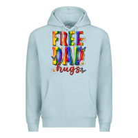 Blue Mist free dad hugs Premium Hoodie - texasbilliewilder