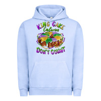 Pigment Grape Ice mardi gras king cake calories don't count Urban Hoodie - RanaPortraitStore