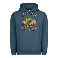 Pigment Midnight Navy mardi gras king cake calories don't count Urban Hoodie - RanaPortraitStore
